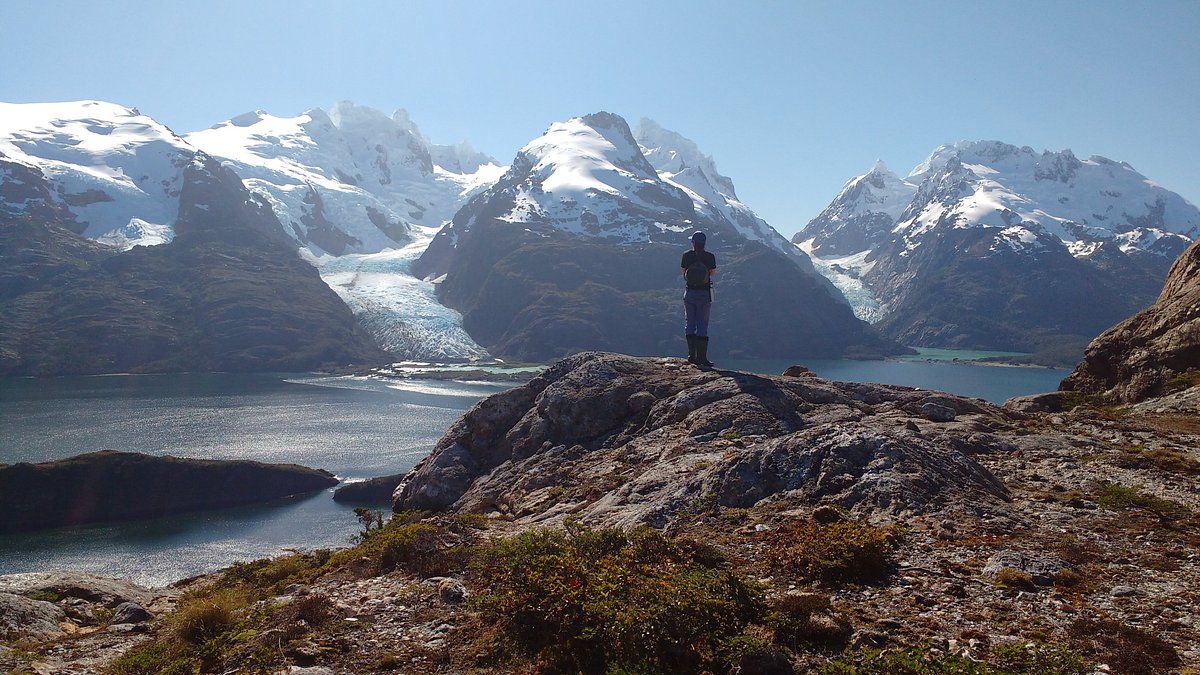 Image of fjords and glaciers